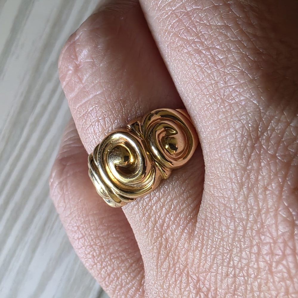 Vintage | 14k Solid Yellow Gold Ring | Size 6.5